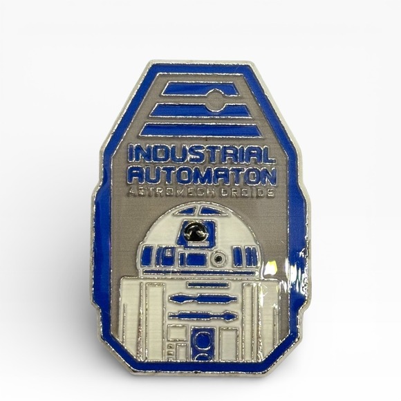 Disney Jewelry - Disney Star‎ Wars R2-D2 Industrial Automaton Galaxy's Edge Pin Blue Enamel